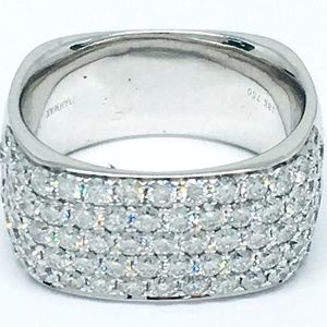 Daniel Waknine 18k White Gold Diamond Ring / Band